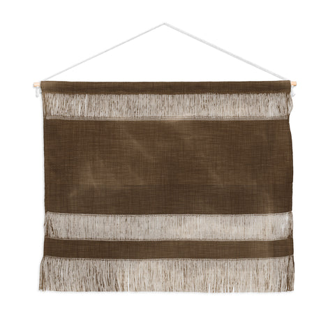 Avenie Cozy Linen Effect In Coffee Wall Hanging Landscape