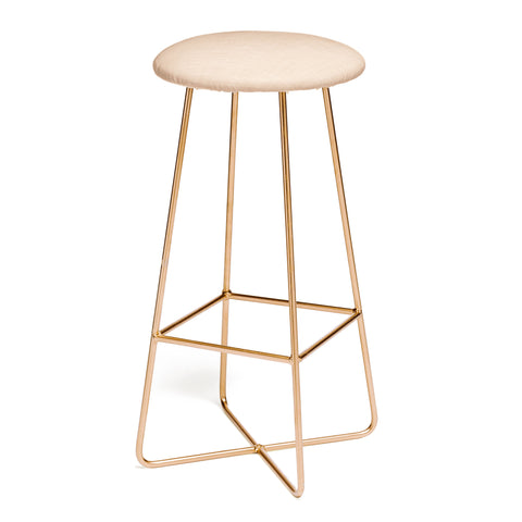 Avenie Cozy Linen Effect In Cream Bar Stool