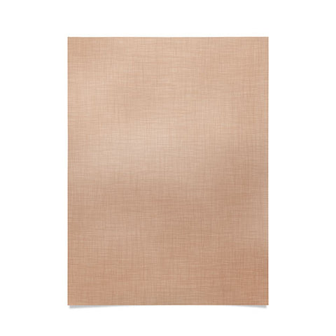 Avenie Cozy Linen Effect In Cream Poster