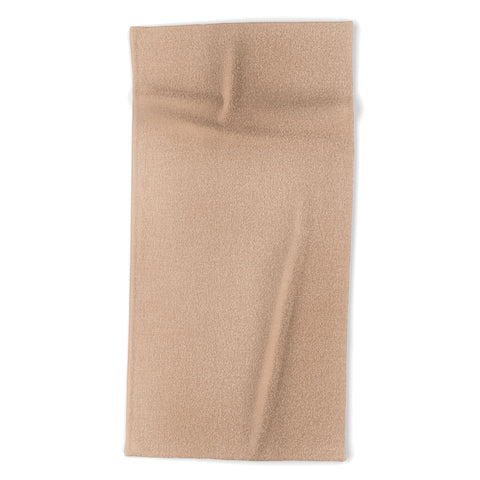 Avenie Cozy Linen Effect In Cream Beach Towel