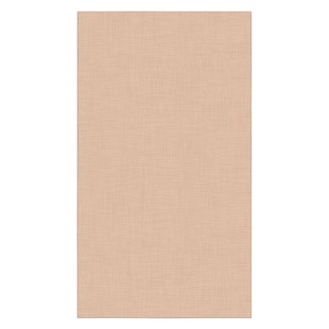 Avenie Cozy Linen Effect In Cream Tablecloth