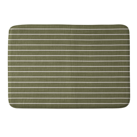 Avenie Cozy Stripes Memory Foam Bath Mat