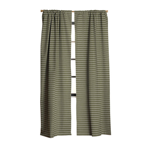 Avenie Cozy Stripes Blackout Window Curtain