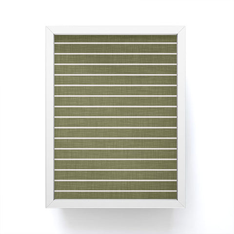 Avenie Cozy Stripes Framed Mini Art Print