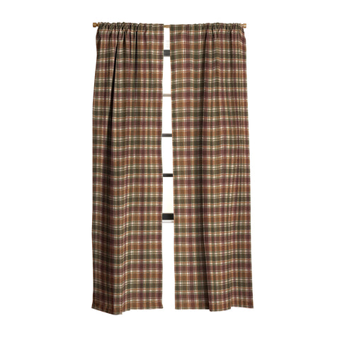 Avenie Cozy Vintage Plaid Blackout Non Repeat