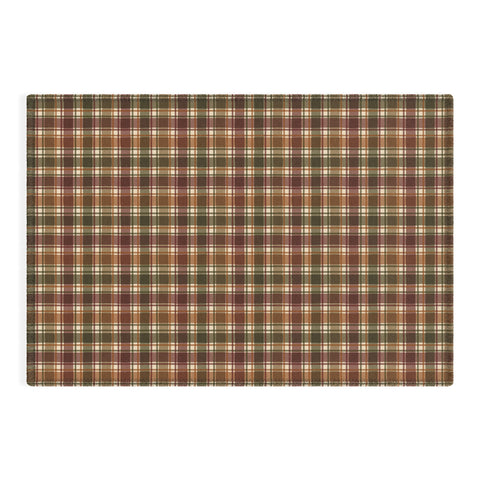 Avenie Cozy Vintage Plaid Outdoor Rug
