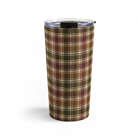Avenie Cozy Vintage Plaid Travel Mug