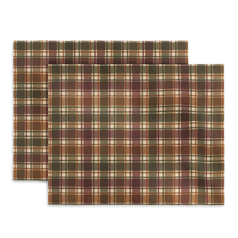 Avenie Cozy Vintage Plaid Placemat