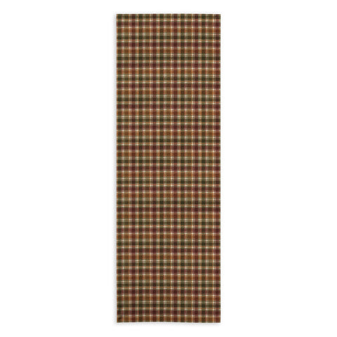 Avenie Cozy Vintage Plaid Yoga Towel