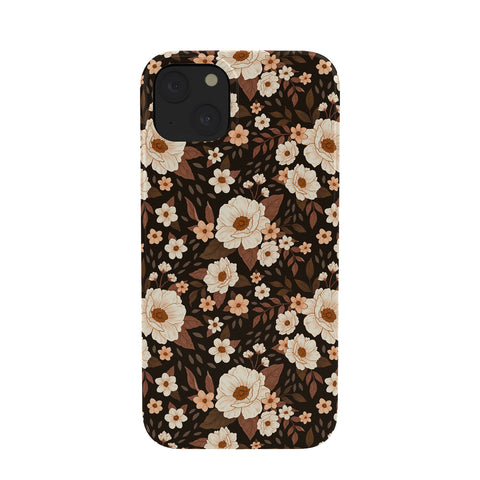 Avenie Delicate Deep Autumn Floral Phone Case
