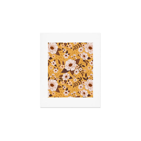 Avenie Delicate Fall Florals Art Print