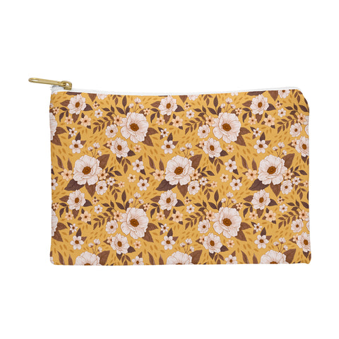 Avenie Delicate Fall Florals Pouch