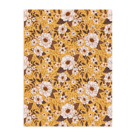 Avenie Delicate Fall Florals Puzzle