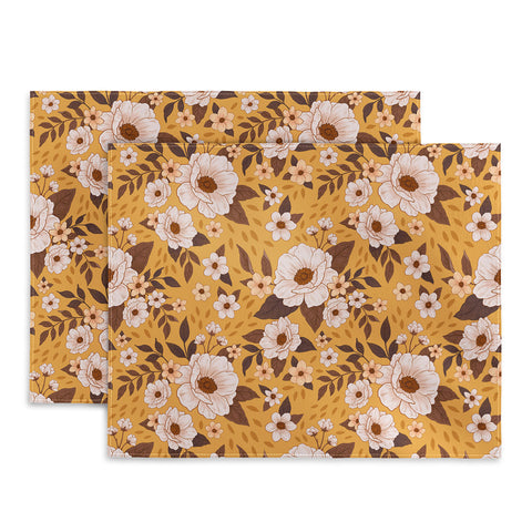Avenie Delicate Fall Florals Placemat