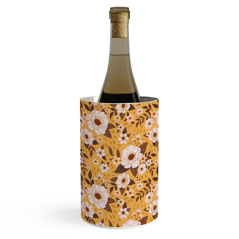 Avenie Delicate Fall Florals Wine Chiller