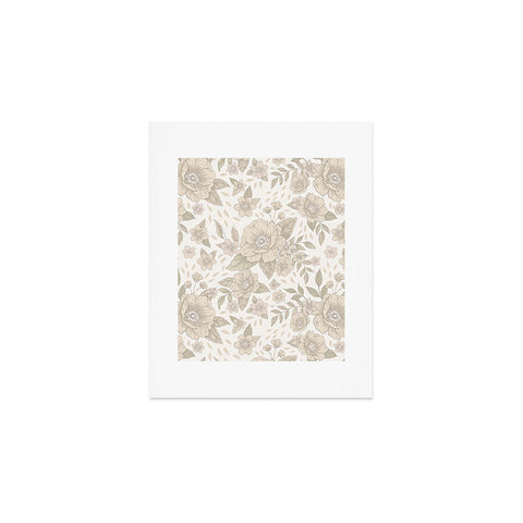 Avenie Delicate Flowers Art Print