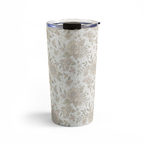 Avenie Delicate Flowers Travel Mug