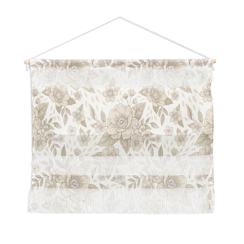 Avenie Delicate Flowers Wall Hanging Landscape