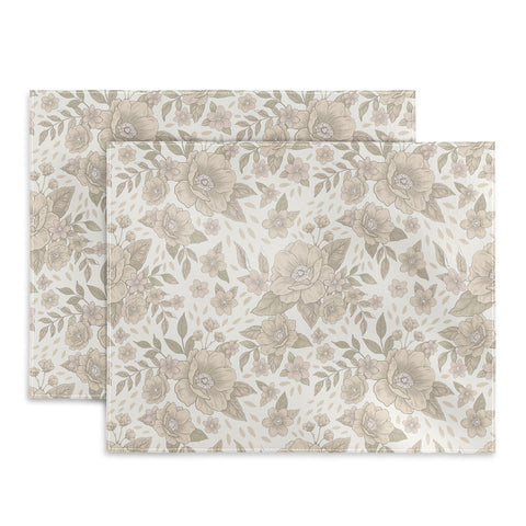 Avenie Delicate Flowers Placemat