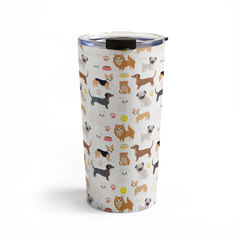 Avenie Dog Pattern Travel Mug