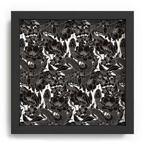Avenie Enchanted Snake Block Print Recessed Framing Square