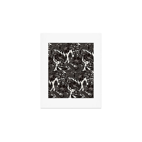 Avenie Enchanted Snake Block Print Art Print