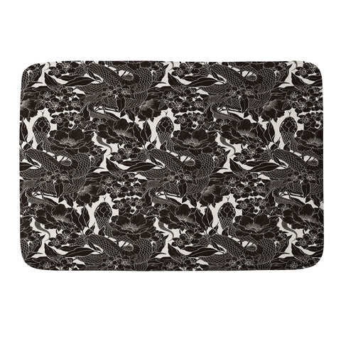 Avenie Enchanted Snake Block Print Memory Foam Bath Mat