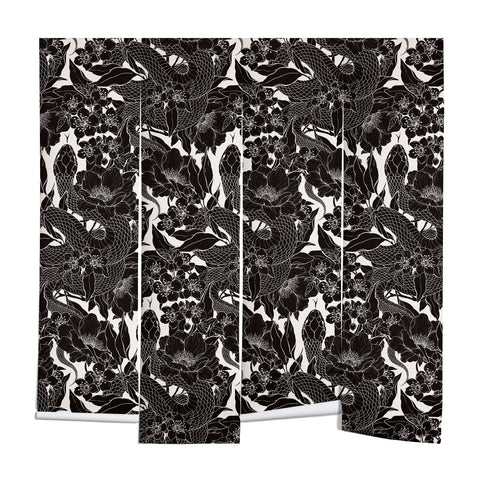 Avenie Enchanted Snake Block Print Wall Mural