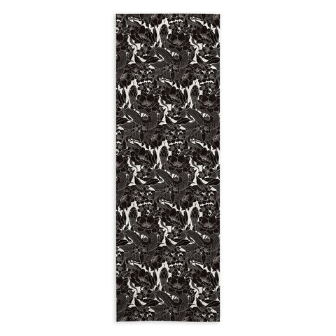 Avenie Enchanted Snake Block Print Yoga Towel
