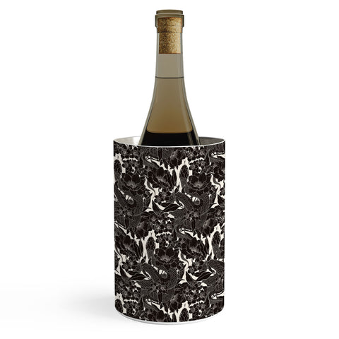 Avenie Enchanted Snake Block Print Wine Chiller