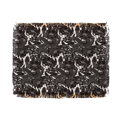 Avenie Enchanted Snake Block Print Throw Blanket