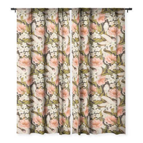 Avenie Enchanted Snake Sheer Non Repeat
