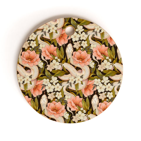 Avenie Enchanted Snake Cutting Board Round