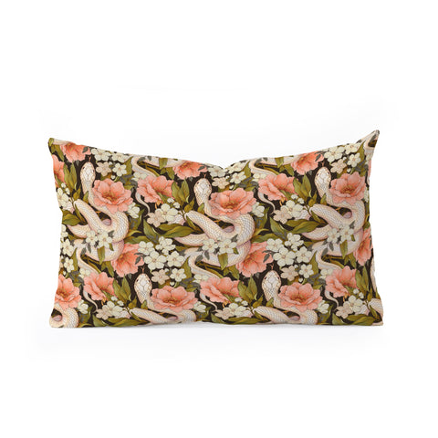 Avenie Enchanted Snake Oblong Throw Pillow