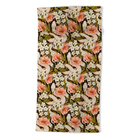 Avenie Enchanted Snake Beach Towel