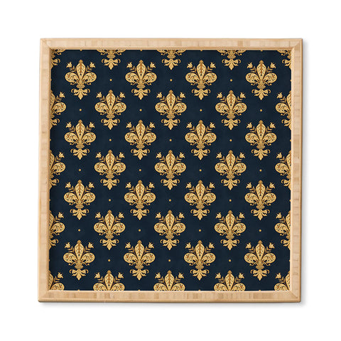 Avenie Fleur De Lis Framed Wall Art