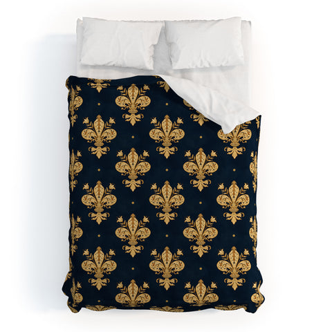 Avenie Fleur De Lis Duvet Cover