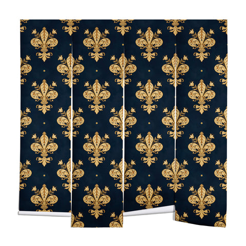 Avenie Fleur De Lis Wall Mural