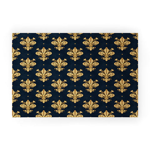 Avenie Fleur De Lis Welcome Mat