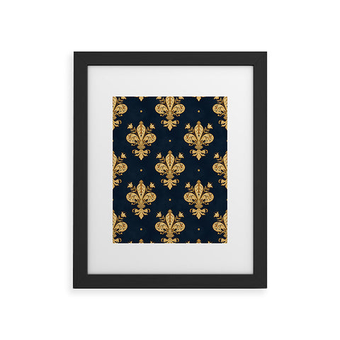 Avenie Fleur De Lis Framed Art Print