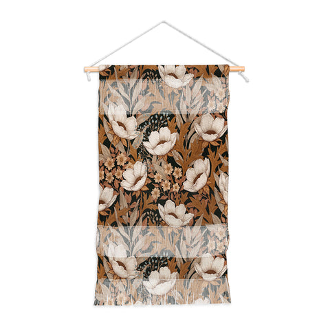 Avenie Floral Meadow Fall Neutrals Wall Hanging Portrait