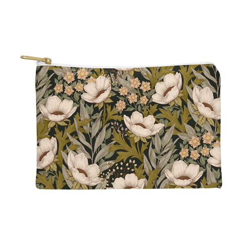 Avenie Floral Meadow Spring Green Pouch
