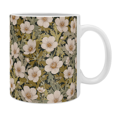 Avenie Floral Meadow Spring Green I Coffee Mug