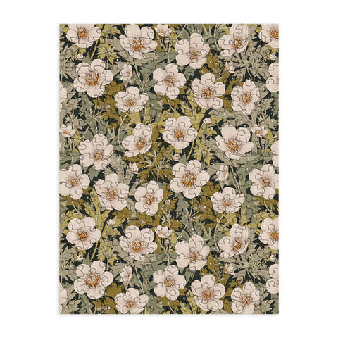 Avenie Floral Meadow Spring Green I Puzzle