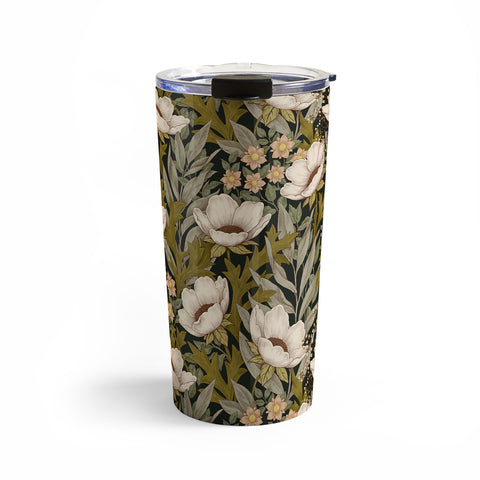 Avenie Floral Meadow Spring Green Travel Mug