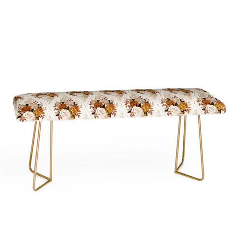 Avenie French Florals Bench
