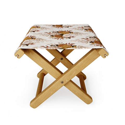 Avenie French Florals Folding Stool