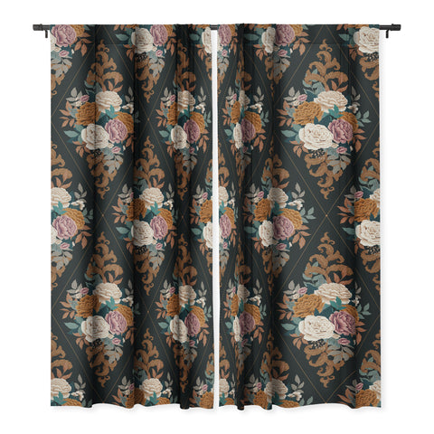 Avenie French Florals I Blackout Non Repeat