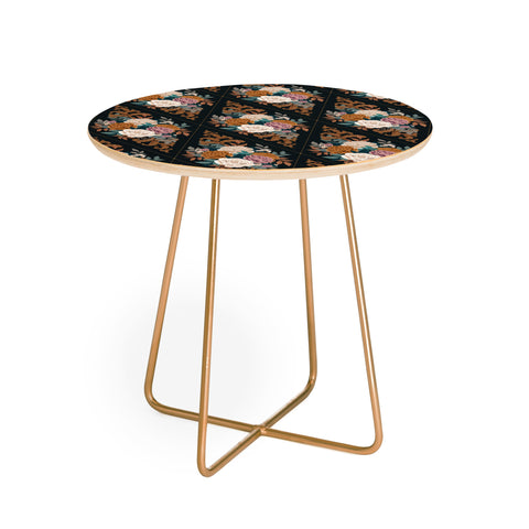 Avenie French Florals I Round Side Table