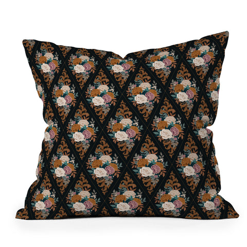 Avenie French Florals I Throw Pillow